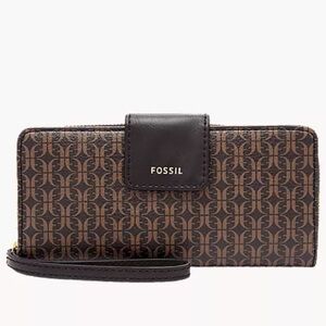BNWT Fossil Maddison Zip Clutch Wallet